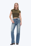 Super High Rise Wide Leg Denim Jeans