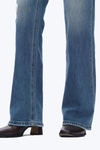 Super High Rise Wide Leg Denim Jeans