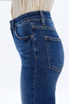 Ara High Rise Flare Leg Denim Jeans-Flare & Bootcut-BAYEAS