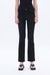Black Bootcut Denim Jeans-Flare & Bootcut-BAYEAS