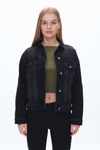 Drop Shoulder Denim Jacket-Jackets-BAYEAS