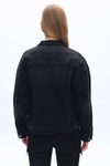 Drop Shoulder Denim Jacket-Jackets-BAYEAS