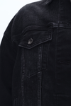 Drop Shoulder Denim Jacket-Jackets-BAYEAS
