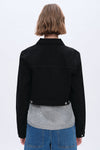 Alice Denim Jacket With Rhinestones