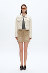 Short Denim Skirt With Pockets-Skirts-BAYEAS