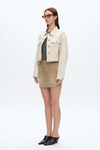 Short Denim Skirt With Pockets-Skirts-BAYEAS