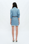 The Resa Denim Shirt Dress-Dresses-BAYEAS