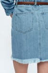 The Resa Denim Shirt Dress-Dresses-BAYEAS