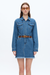 The Resa Denim Shirt Dress-Dresses-BAYEAS