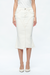Erin Mid Rise Fishtail Denim Skirt
