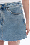 Rhinestones Denim Skirt