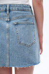 Rhinestones Denim Skirt