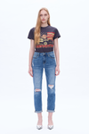 High Rise Relaxed Boyfriend Jeans-Mom Jeans-BAYEAS