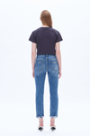 High Rise Relaxed Boyfriend Jeans-Mom Jeans-BAYEAS