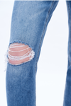 High Rise Relaxed Boyfriend Jeans-Mom Jeans-BAYEAS