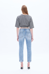 High Rise Relaxed Boyfriend Jeans-Mom Jeans-BAYEAS