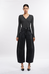 Katia Tailored Barrel Leg Denim Jeans-Barrel-BAYEAS