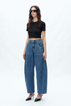 Katia Tailored Barrel Leg Denim Jeans-Barrel-BAYEAS
