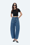 Katia Tailored Barrel Leg Denim Jeans-Barrel-BAYEAS