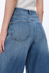Mid Rise Balloon Denim Jeans