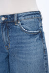Mid Rise Balloon Denim Jeans