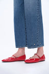 Mid Rise Balloon Denim Jeans