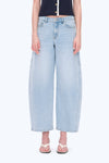 Mid Rise Balloon Denim Jeans