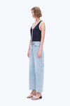 Mid Rise Balloon Denim Jeans