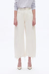 Frayed Hems Drop Crotch Barrel Jeans-Barrel-BAYEAS