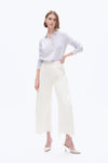 Frayed Hems Drop Crotch Barrel Jeans-Barrel-BAYEAS