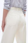 Frayed Hems Drop Crotch Barrel Jeans-Barrel-BAYEAS