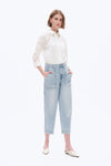 Womens Barrel Jeans