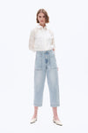 Womens Barrel Jeans