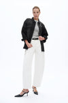 Low Rise Drop Crotch Barrel Leg Cargo Pants