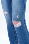High Rise Skinny Denim Jeans-Skinny-BAYEAS