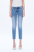 High Rise Slim Straight Denim Jeans