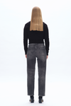 High Rise Straight Denim Jeans