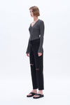 High Rise Straight With Lace-Straight-BAYEAS