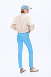 Womens Slim Fit Pants-Straight-BAYEAS
