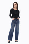 High Rise Straight Leg Jeans