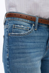 Womens Straight Crop Jeans