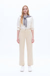 High Rise Wide Leg Denim Jeans-Wide Leg-BAYEAS
