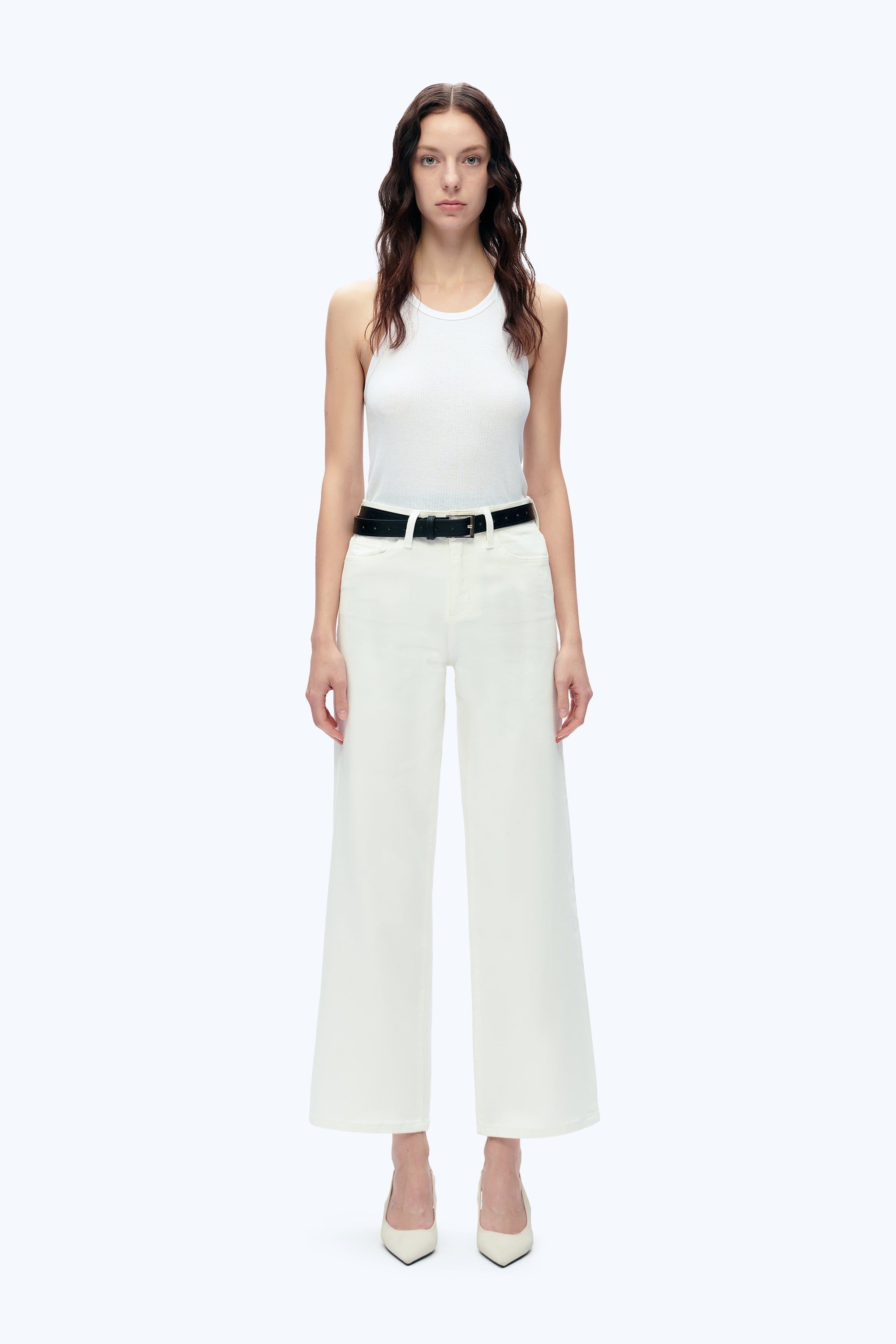 High Rise Wide Leg Denim Jeans – Bayeas