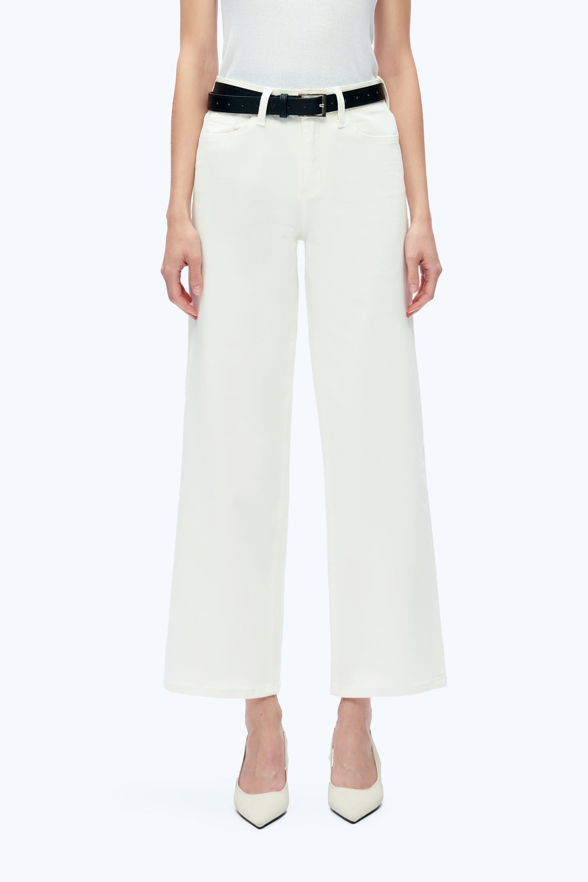 High Rise Wide Leg Denim Jeans – Bayeas