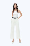 High Rise Wide Leg Denim Jeans-Wide Leg-BAYEAS