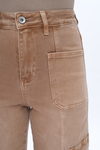 Super High Rise Cargo Straight Wide Leg Denim Jeans
