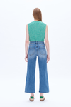 High Rise Wide Leg Denim Jeans