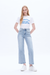 High Rise Wide Leg Denim Jeans-Wide Leg-BAYEAS