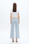 Lisa Mid Rise Wide Leg Denim Jeans-Wide Leg-BAYEAS