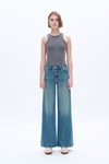 Aria High Rise Wide Leg Denim Jeans-Wide Leg-BAYEAS
